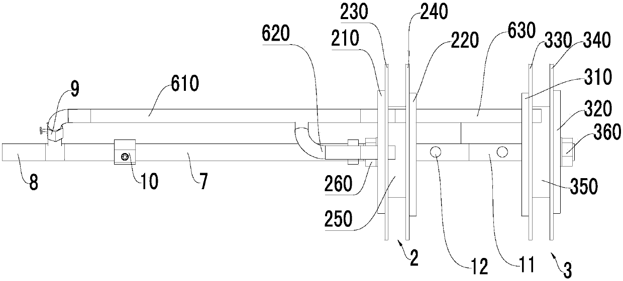 Gas-saving structure for pipeline argon arc welding