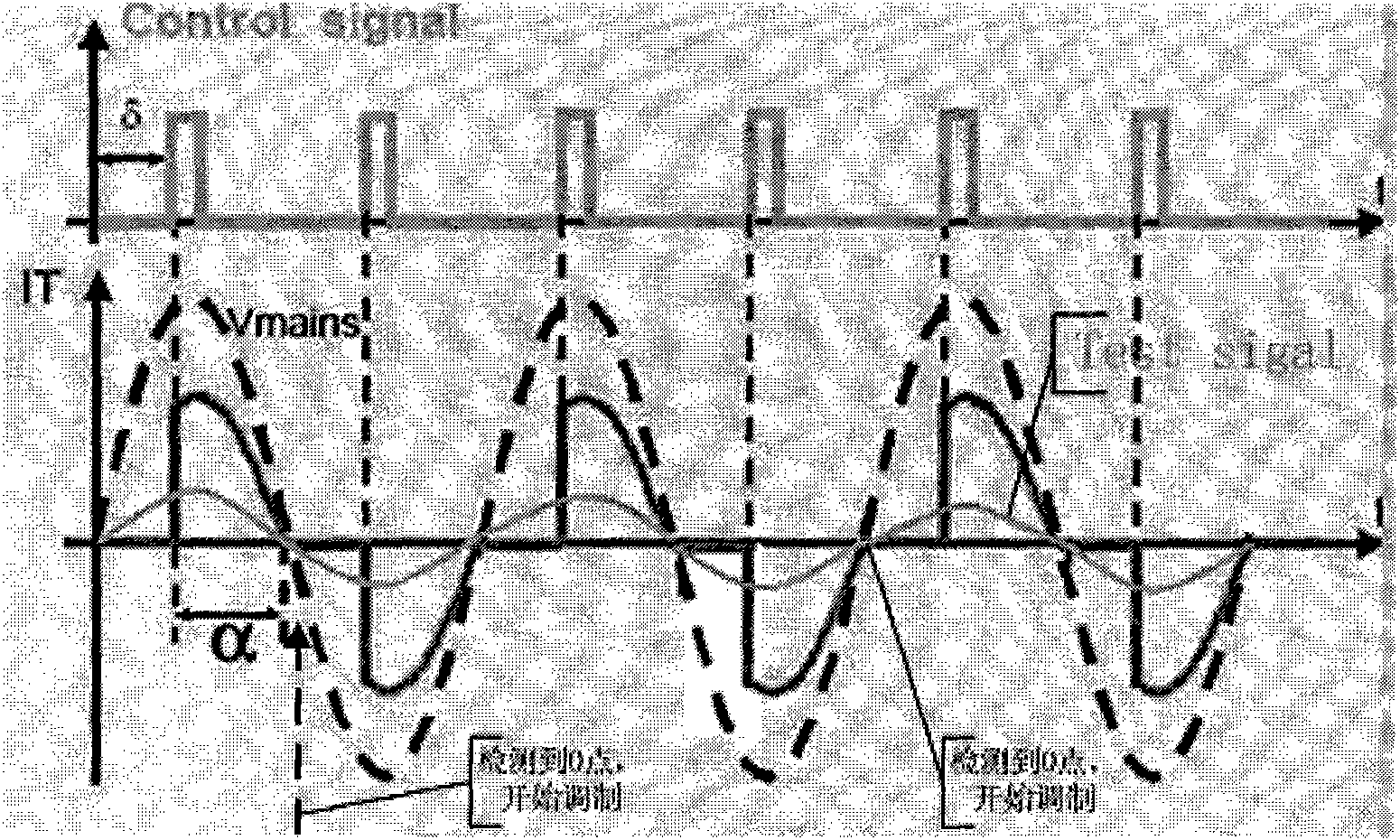 Single-fire-wire electronic switch and control method thereof