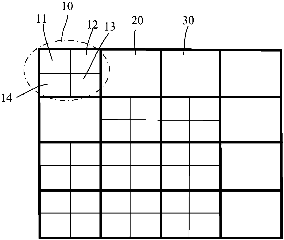 A method and apparatus for dividing advertising area