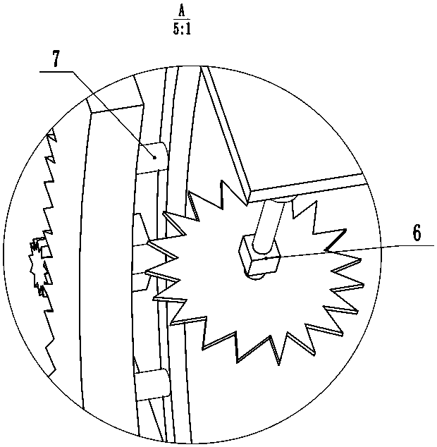 A tiltable and steerable branch pruning machine