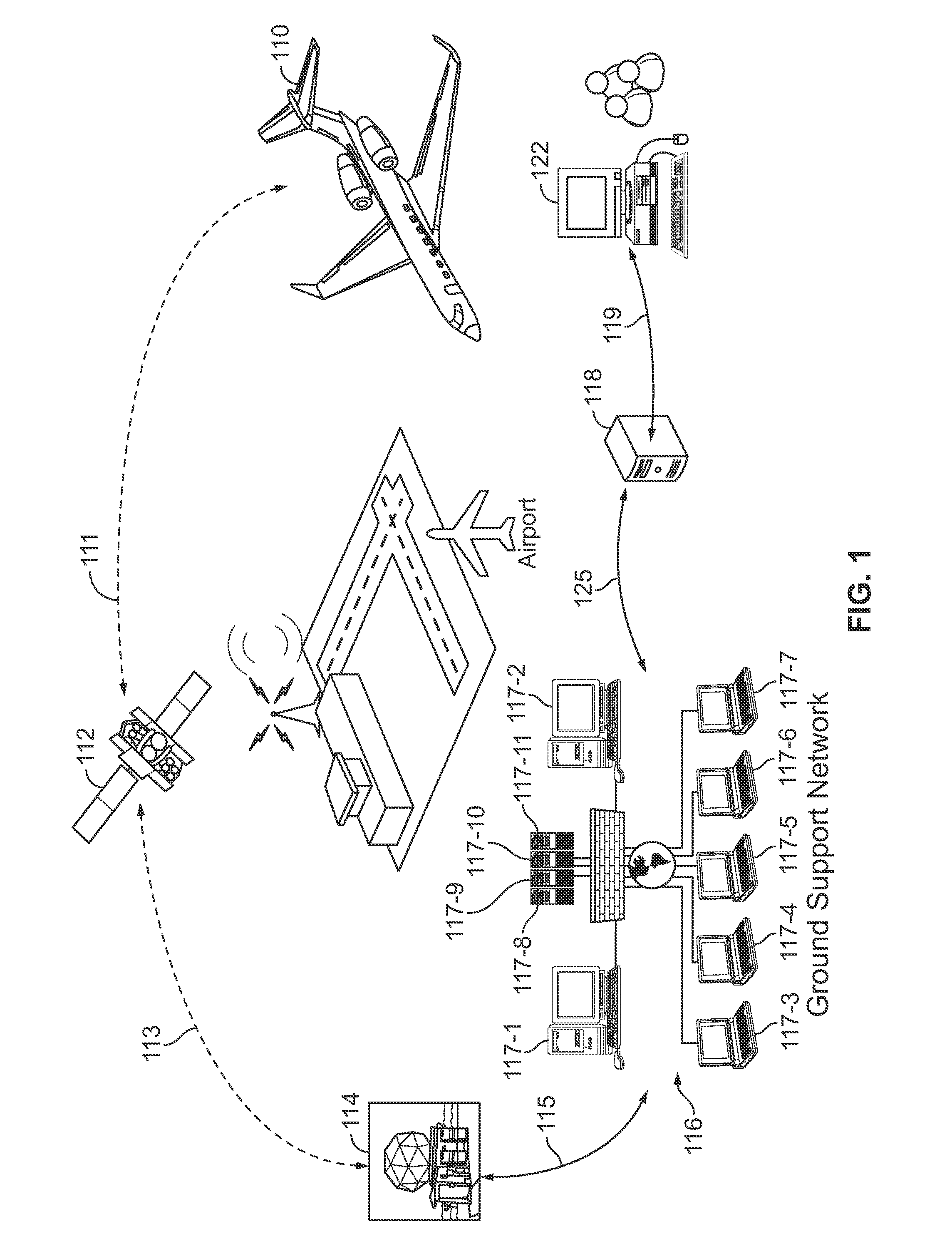 Methods and systems for requesting and retrieving aircraft data during flight of an aircraft