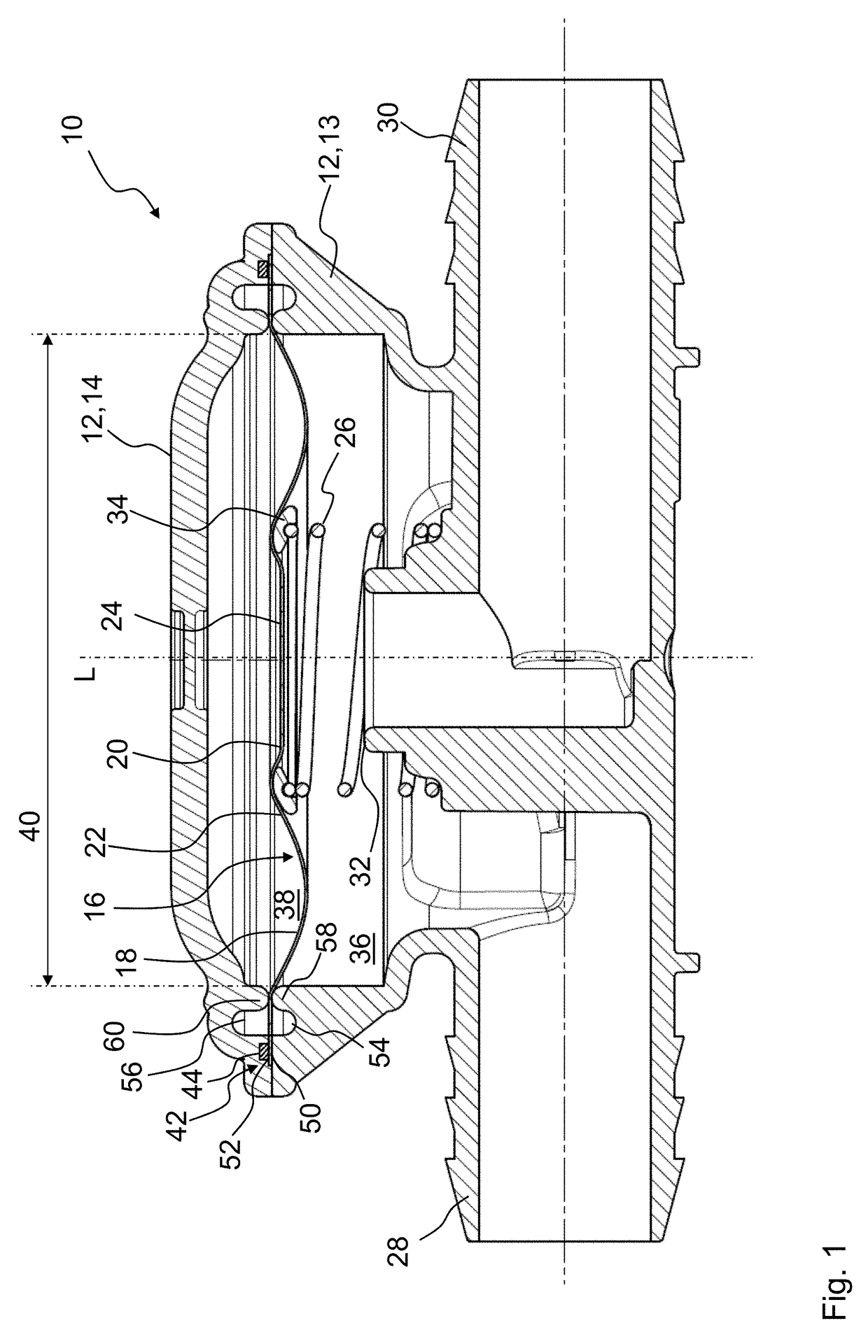 Unit for the regulation or control of a fluid pressure