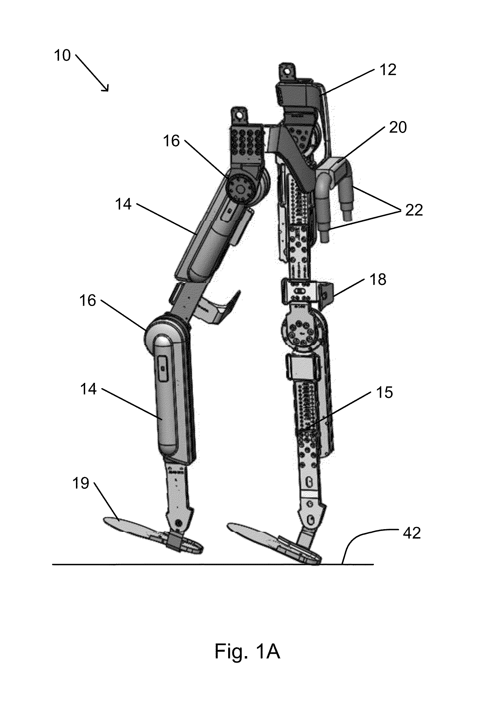 Exoskeleton device with sitting support and method of operation thereof