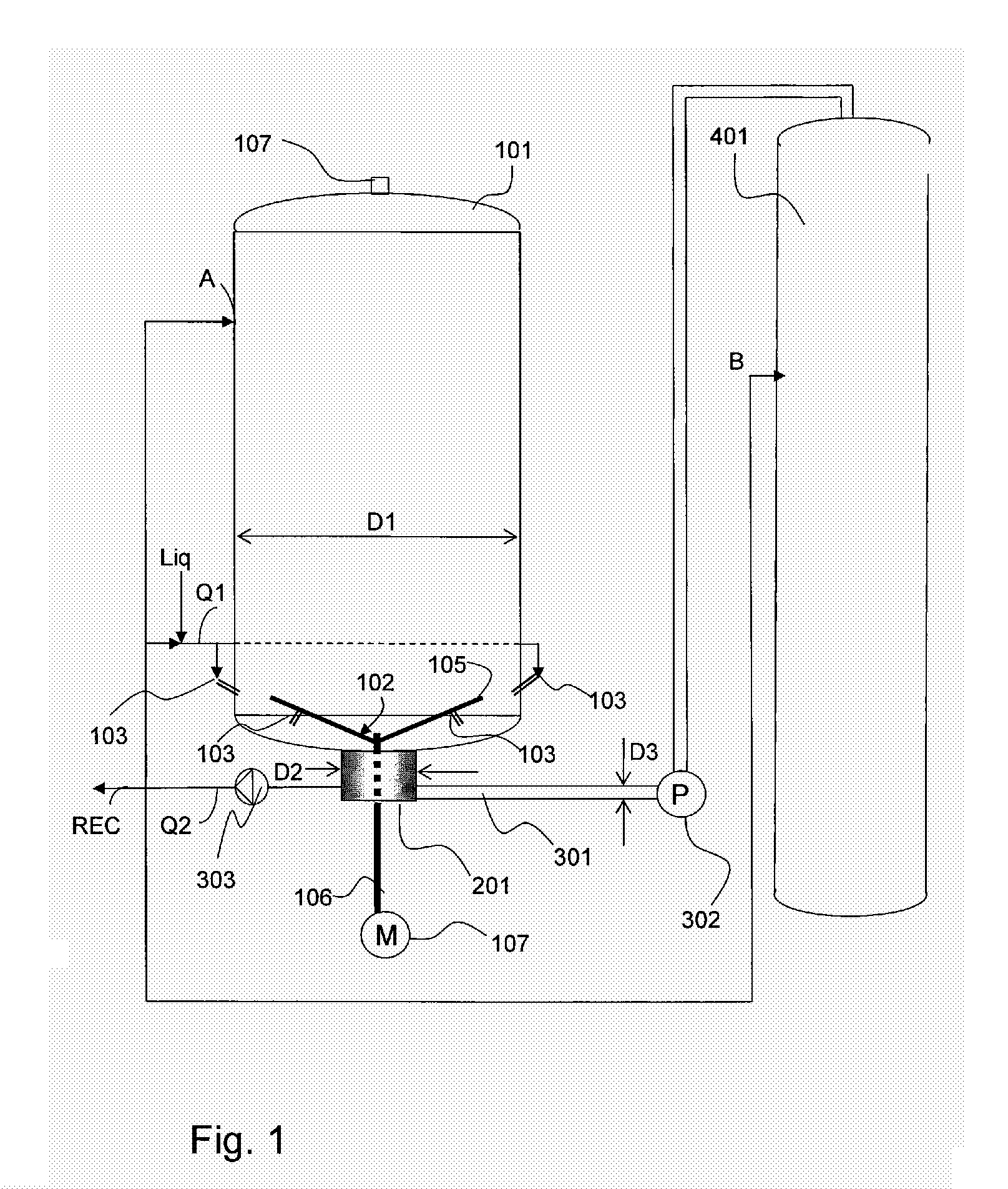 Arrangement for Feeding a Slurry of Chips and Liquid