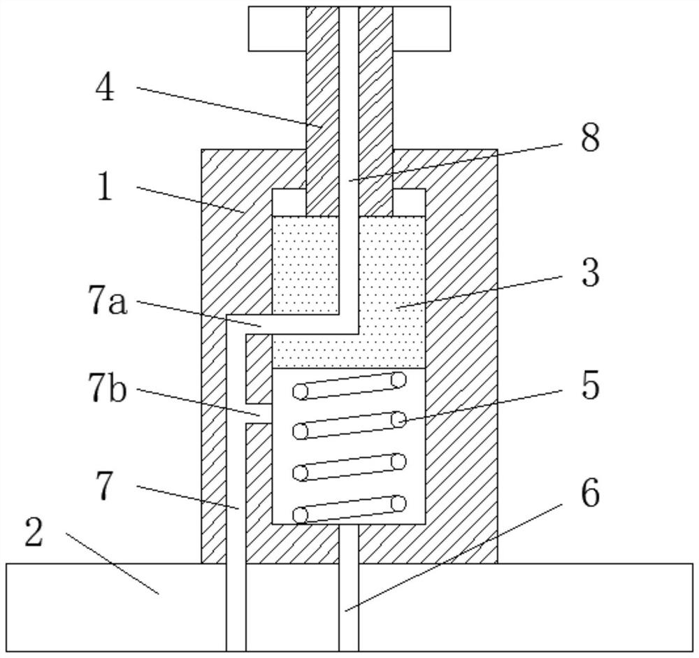 A supercapacitor cover liquid filling mechanism