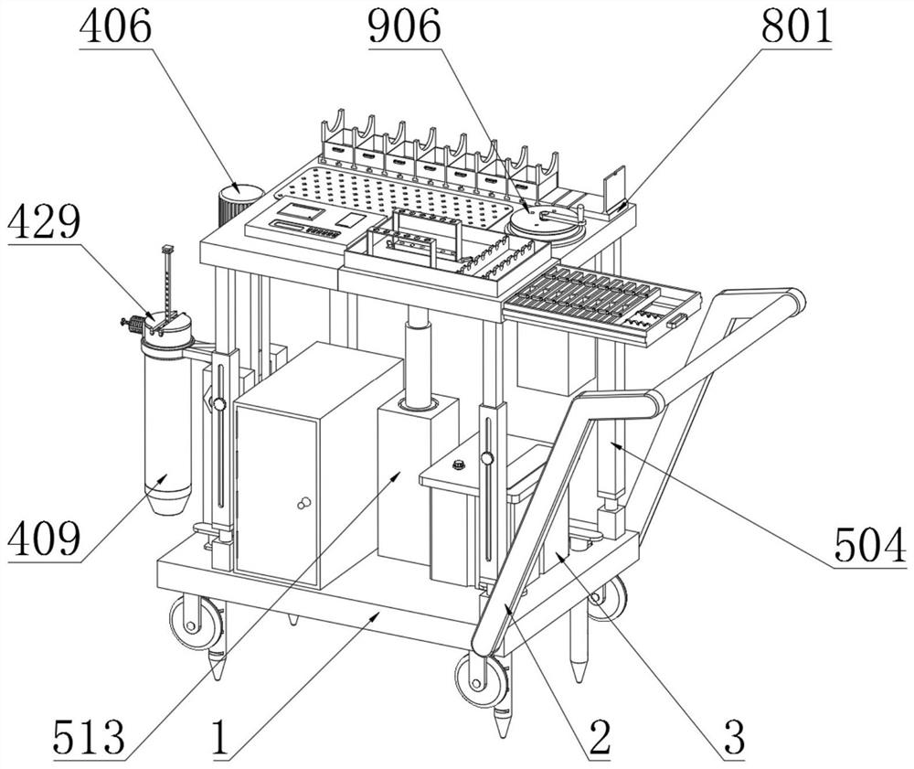 A multifunctional soil detection device for environmental detection