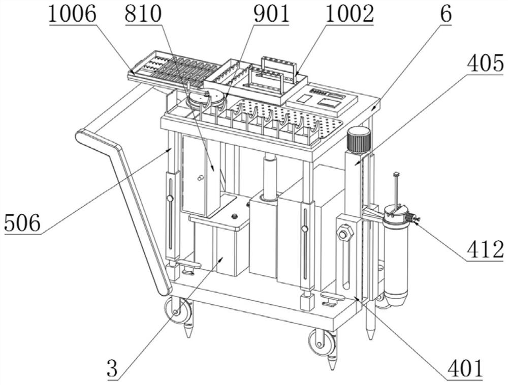 A multifunctional soil detection device for environmental detection