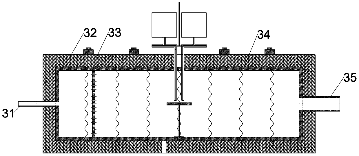 Experimental device for researching blending combustion of pulverized coal and biomass