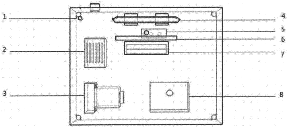 Radiogram marking machine and marking method