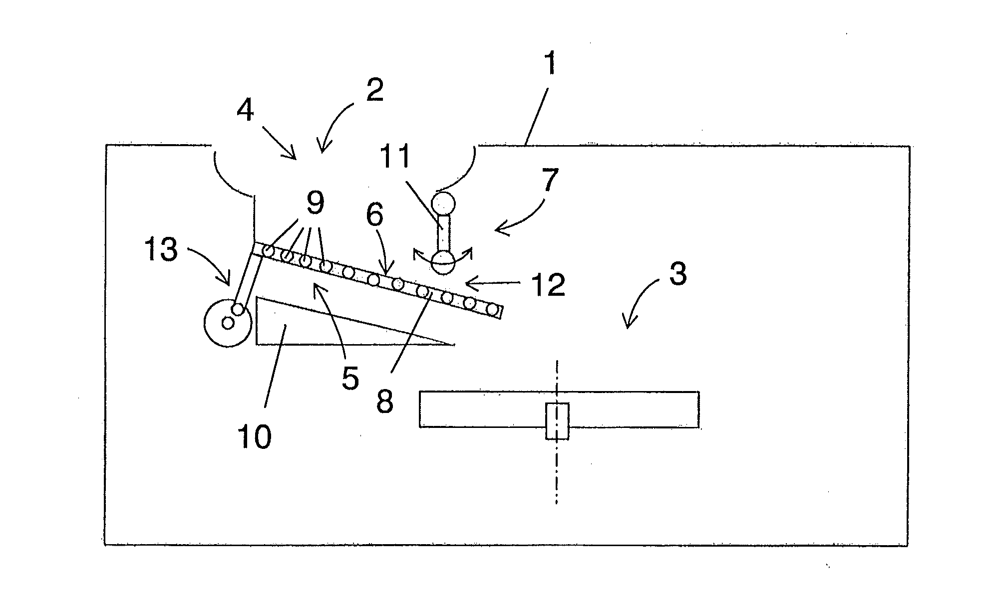 Device for receiving coins