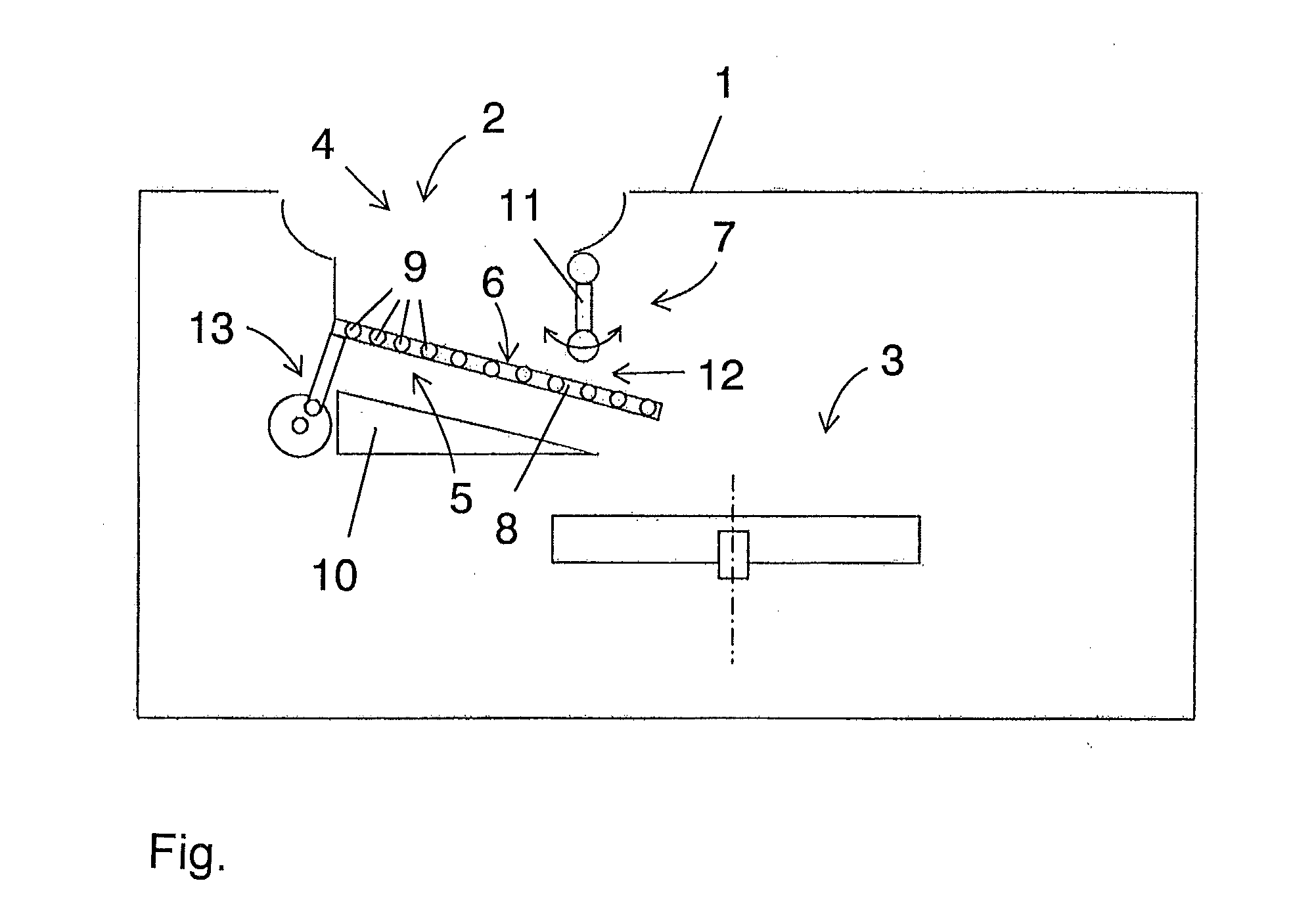 Device for receiving coins