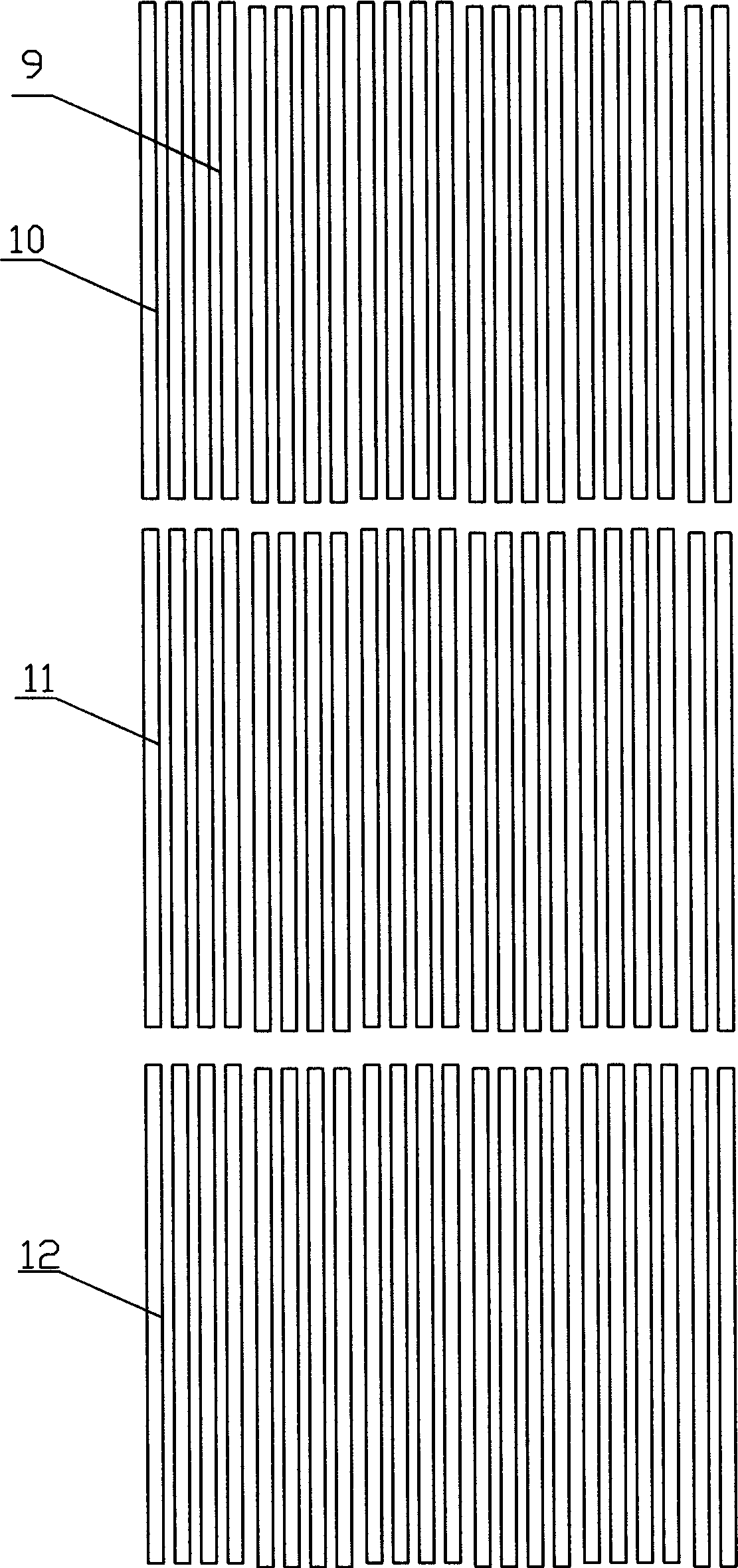Method for fabricuting single piece of fire-resisting glass