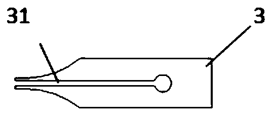 A pen-type liquid guide and infiltration device