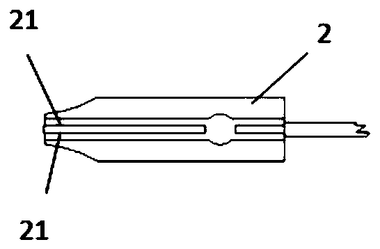 A pen-type liquid guide and infiltration device
