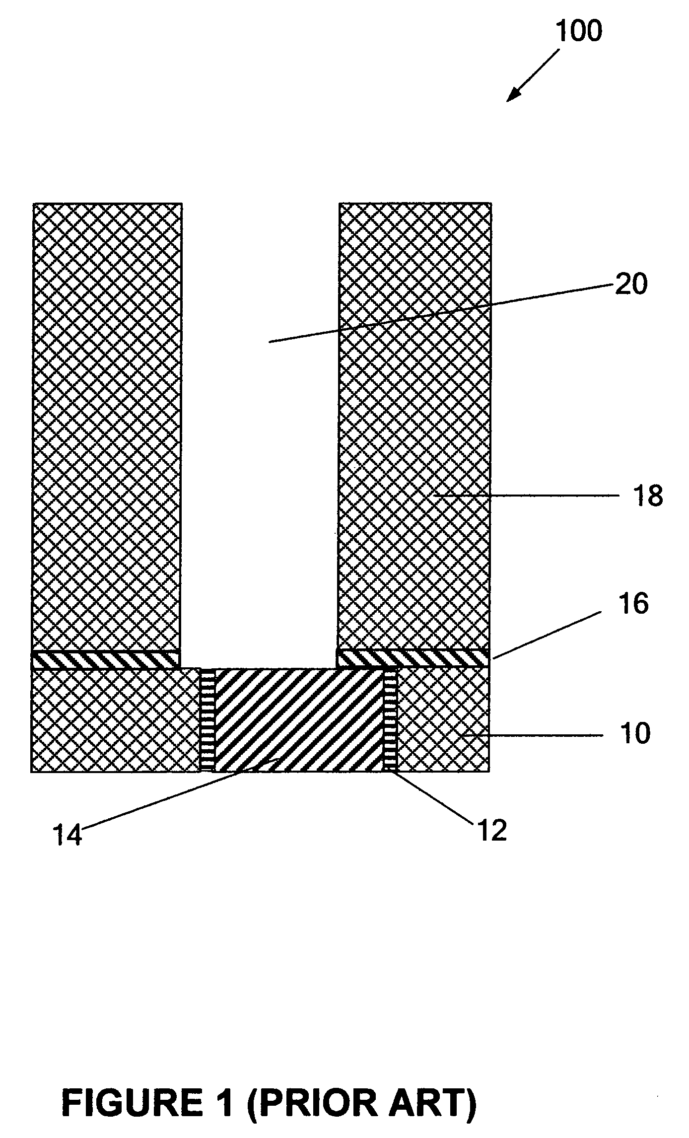 Method for filling of a recessed structure of a semiconductor device