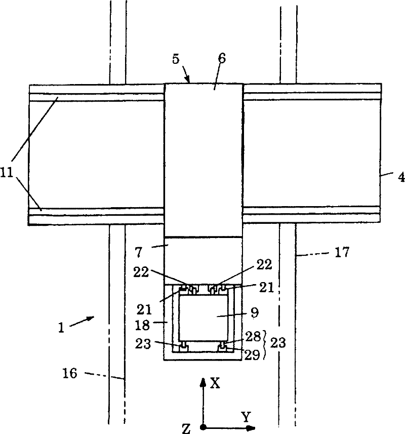 Ram guiding apparatus of machine tool