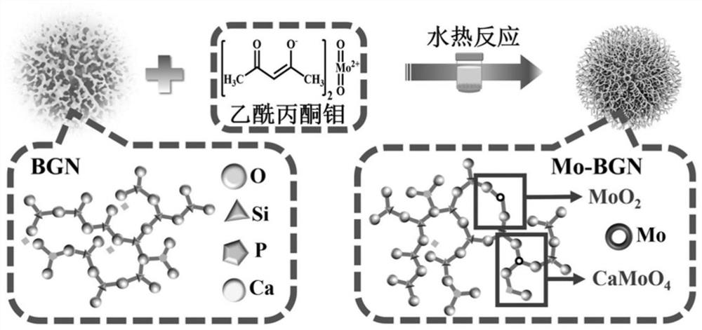 Multifunctional bioactive glass-ceramic nano material as well as preparation method and application thereof