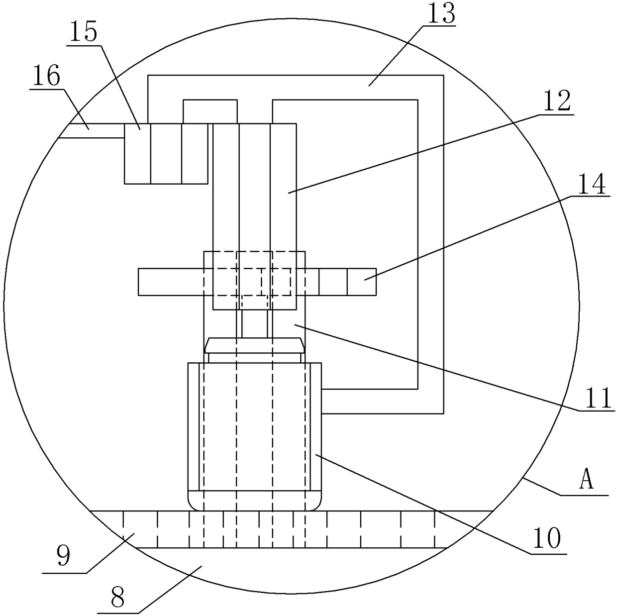 Processing device of ceramic product