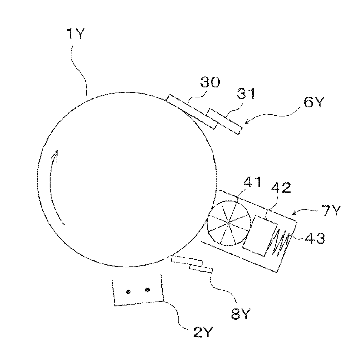 Imaging apparatus and process of forming image with electrophotographic photoreceptor having protective layer containing particulate P-type semiconductor