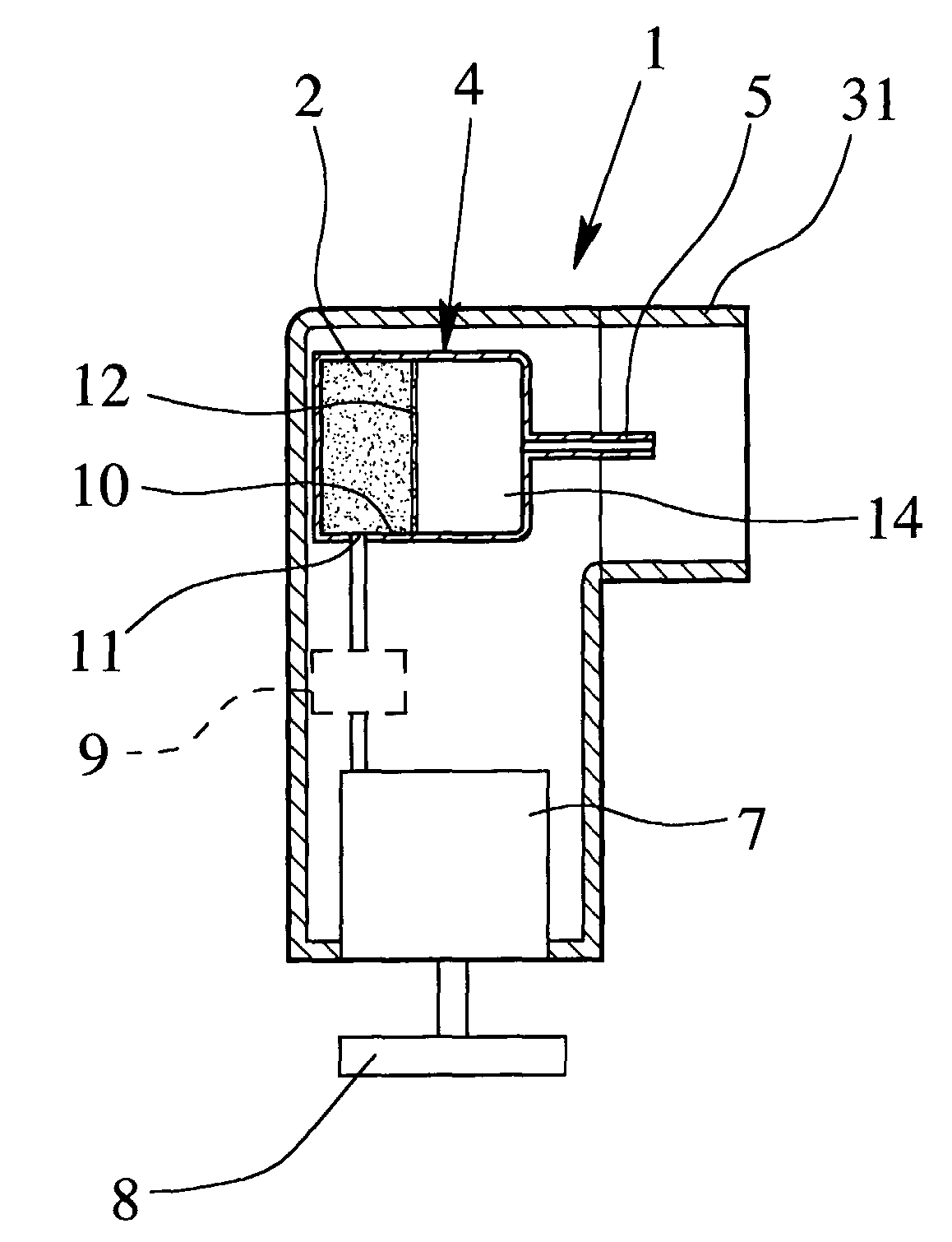 Dispensing Device, Storage Device and Method for Dispensing Powder