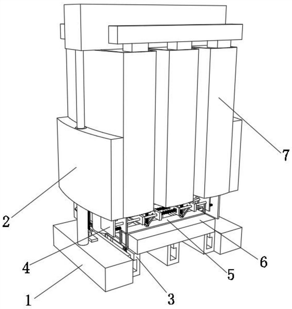 Dry-type transformer body bracing structure - Eureka | Patsnap develop ...