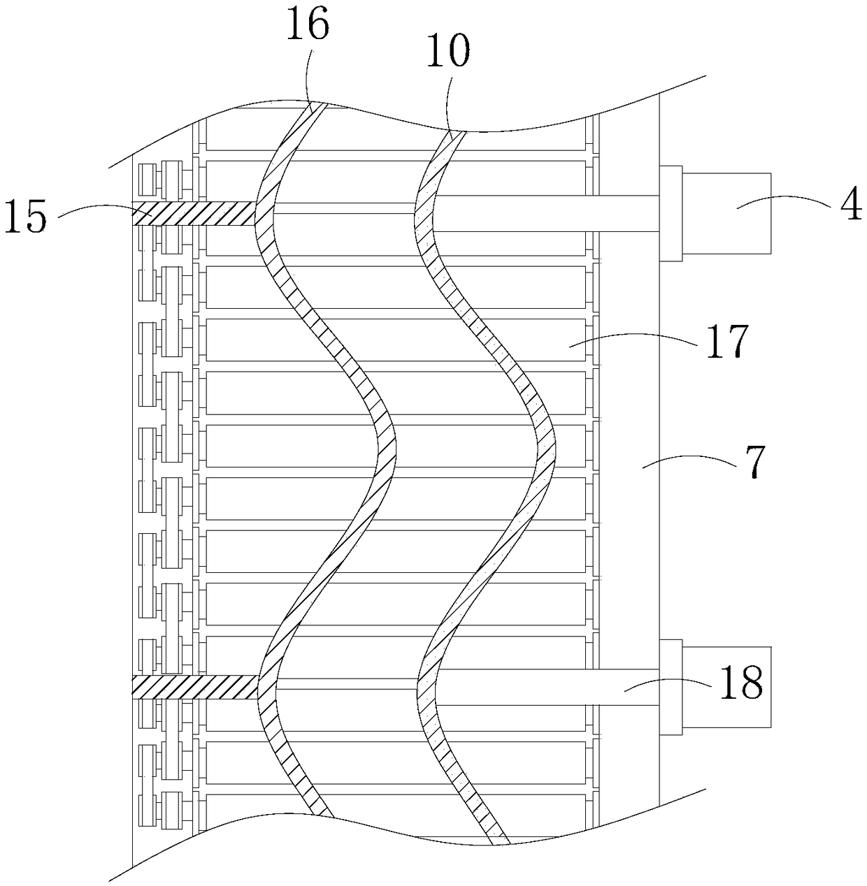 Novel macromolecule piezoelectric material annealing treatment device