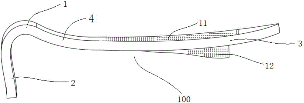 Autogenous cartilage and titanium framework combined material for nose plastic filling and preparation method of such material