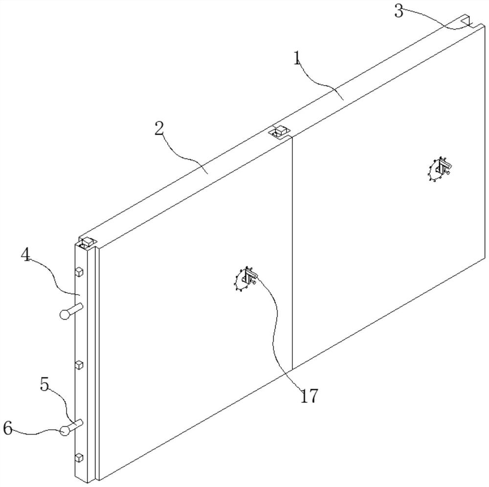 Circulating assembly type building structure based on green building material production