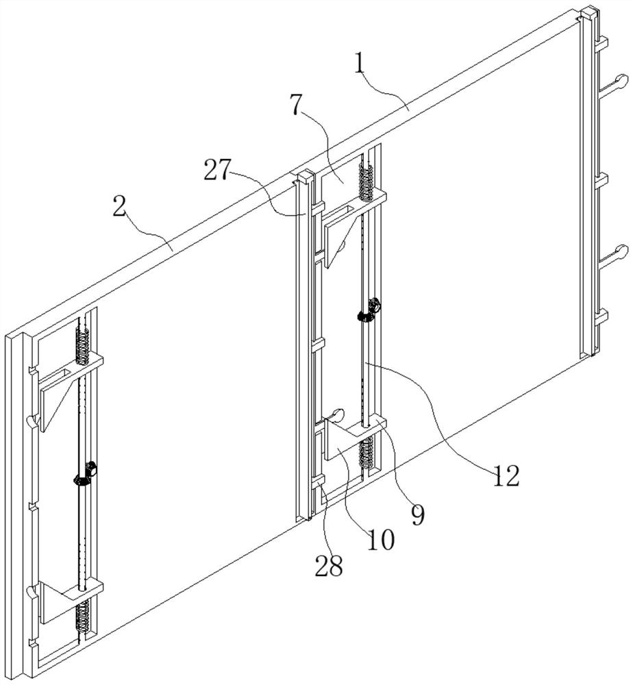 Circulating assembly type building structure based on green building material production