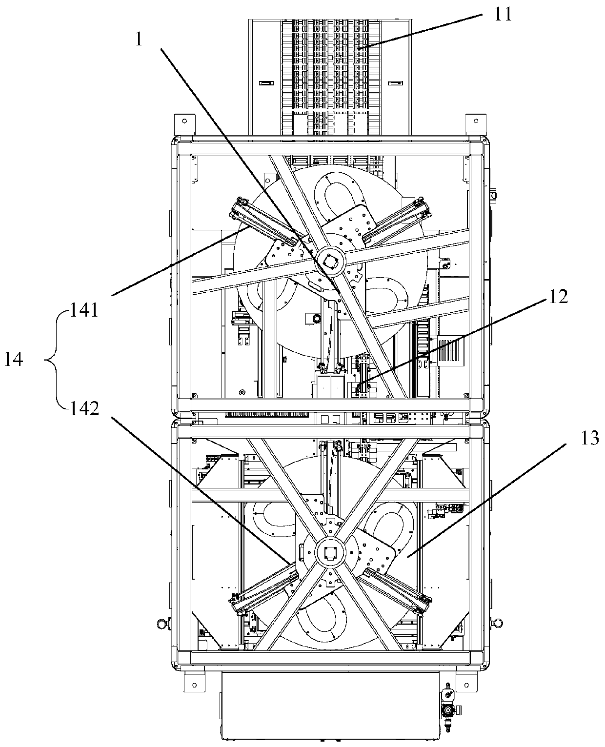 Glass thickness detecting device