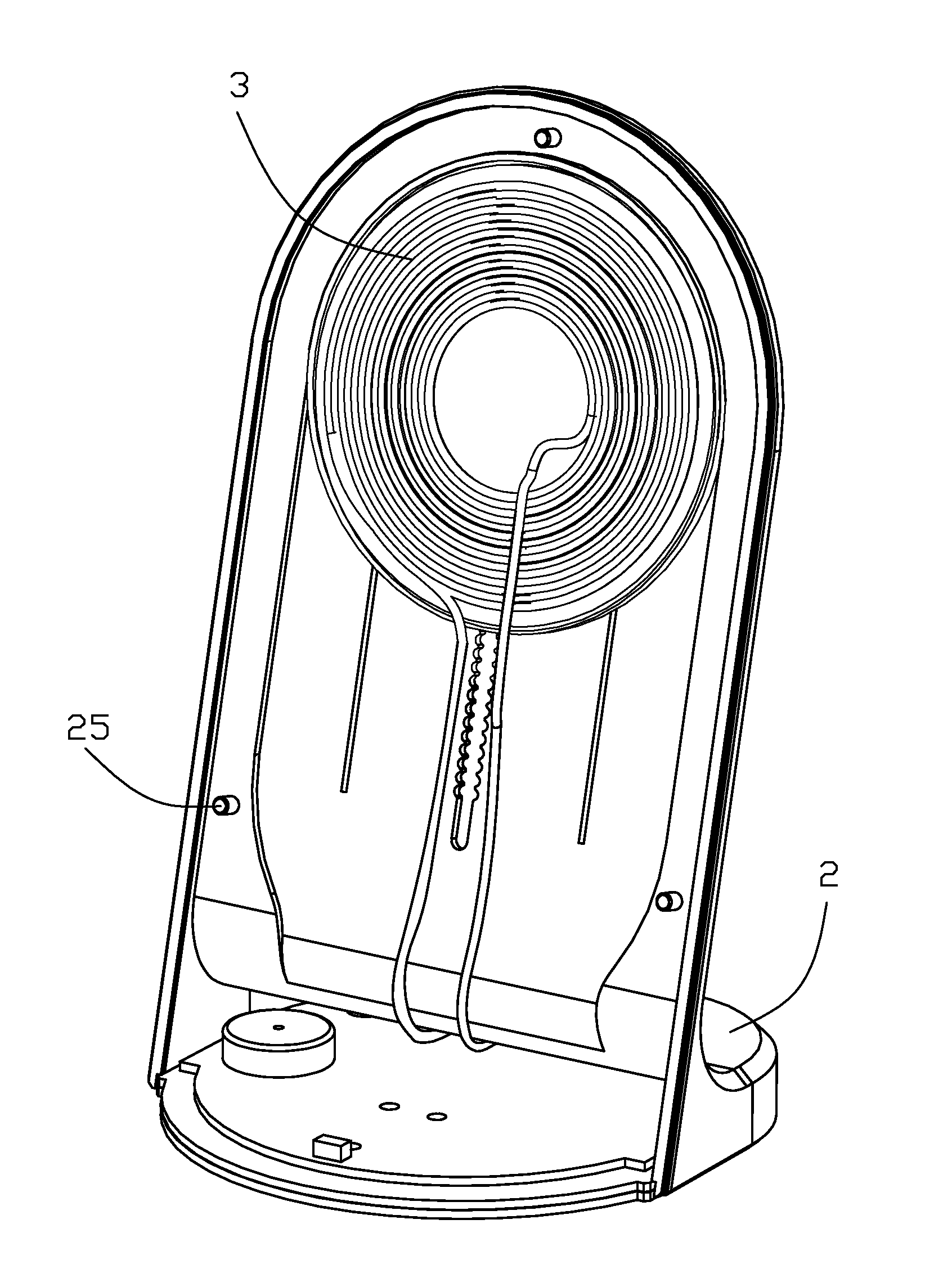 Wireless charger having moveable transimitter coil