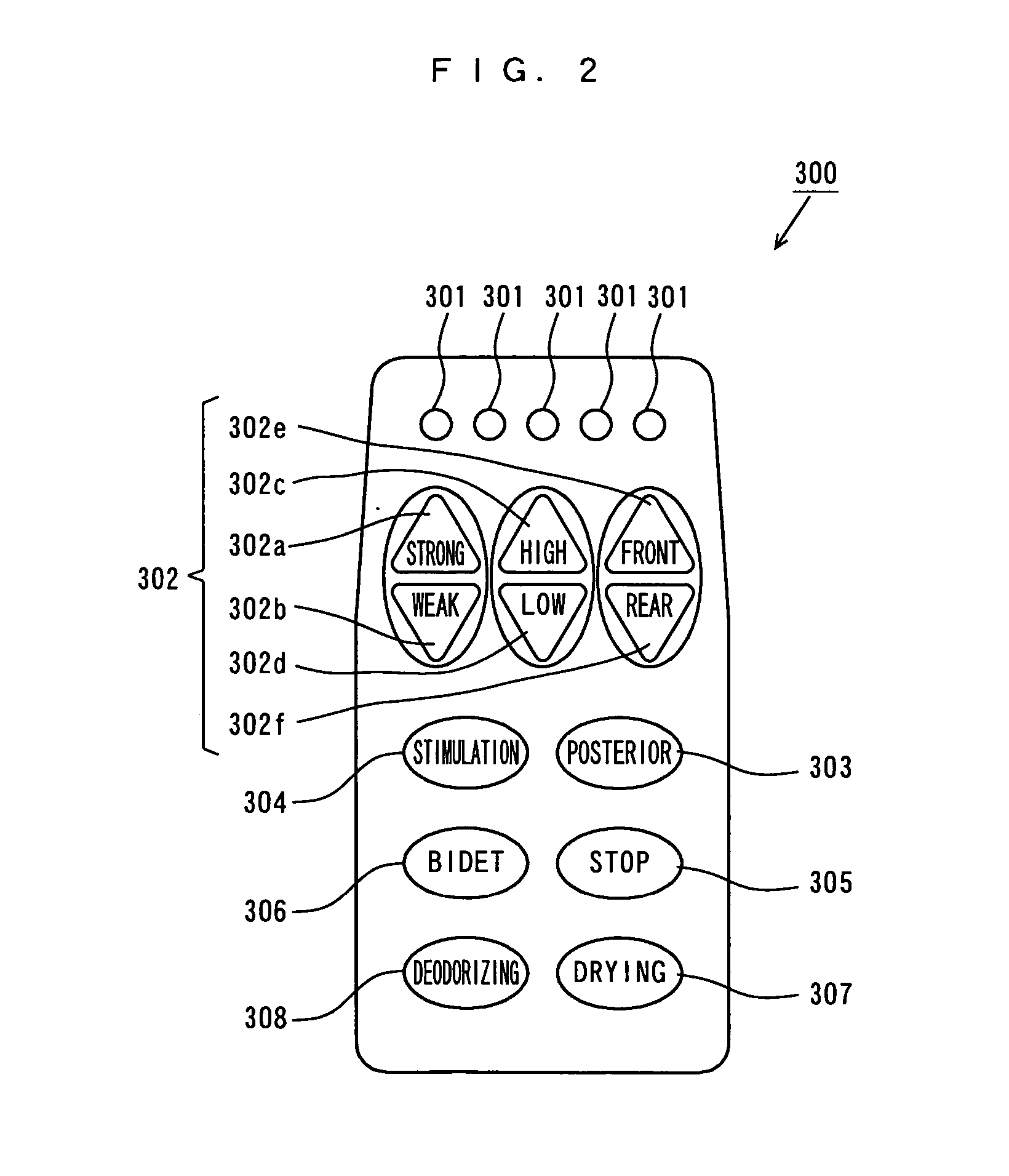 Nozzle device and hygienic washing device