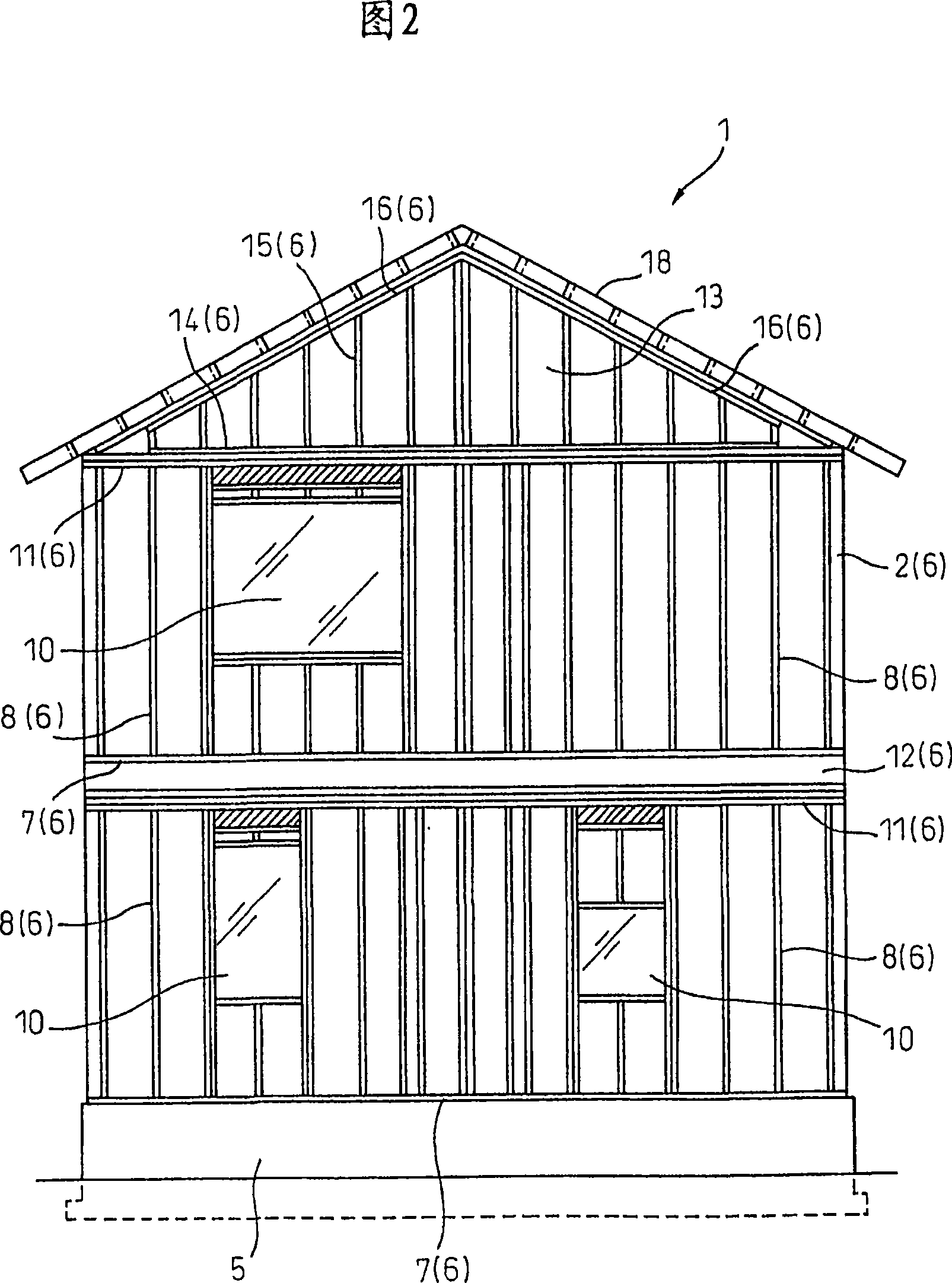 Method of constructing steel house for uniformizing hot environment therein