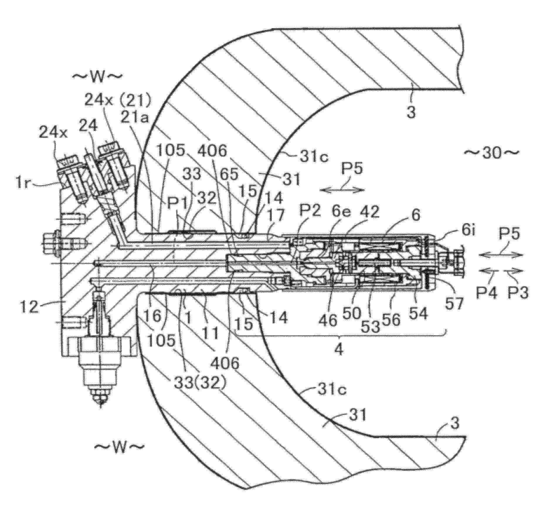 Component holding device