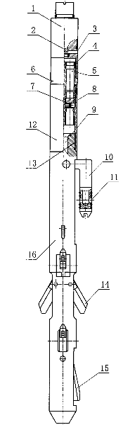 Water Injection Well Layered Static Pressure Combination Instrument