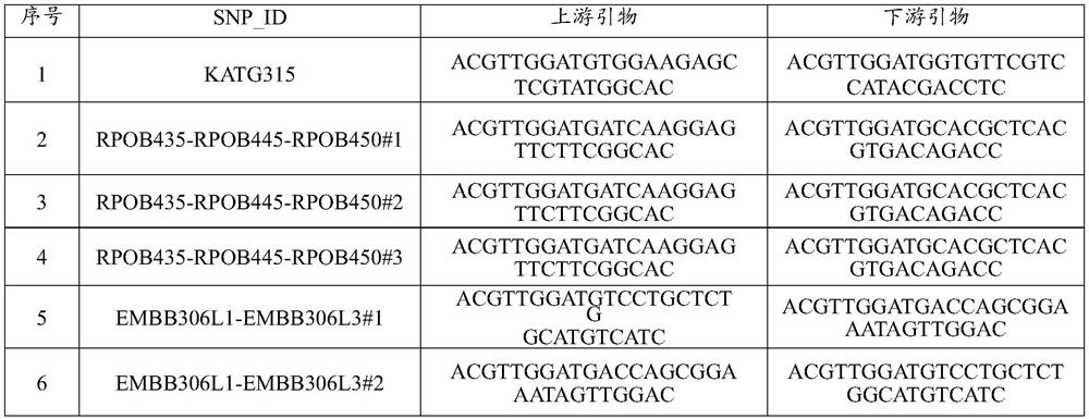 Nucleic acid composition and kit for detecting drug resistance genes of mycobacterium tuberculosis and method for detecting drug resistance of mycobacterium tuberculosis