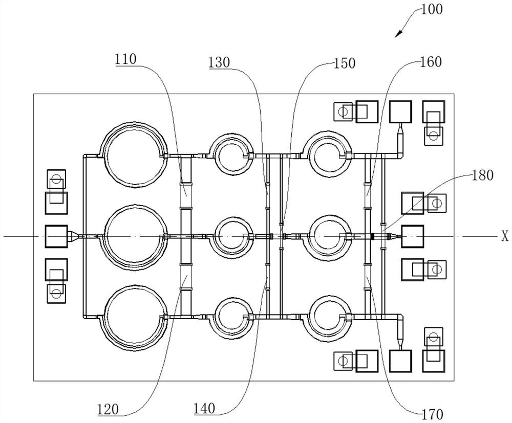 Power dividing circuit, power divider and electronic equipment