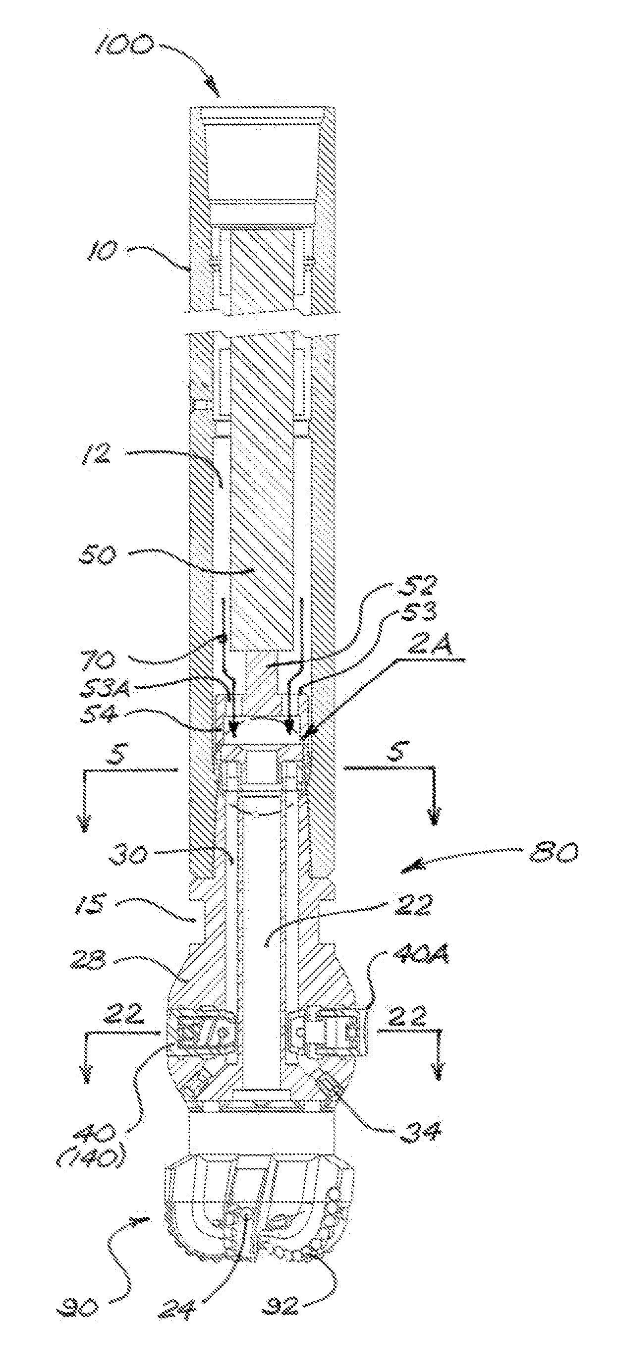 Downhole rotary drilling apparatus with formation-interfacing members and control system