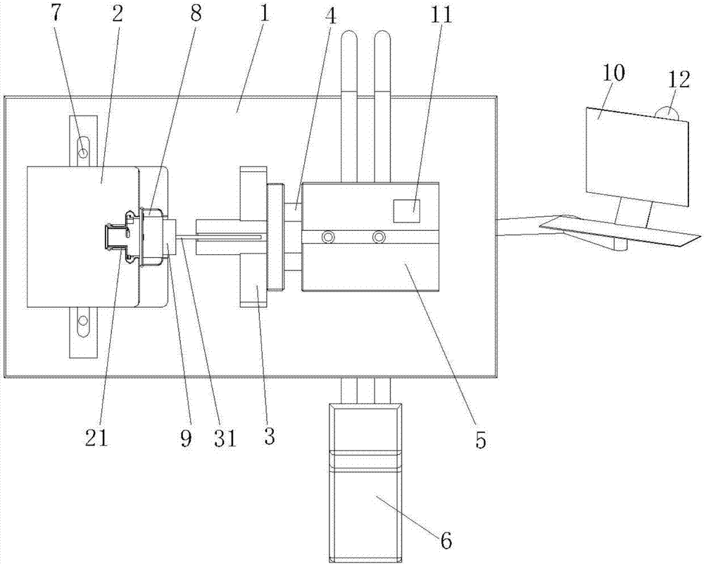 Working method for automobile lamp holder sealing ring assembling device with detection function