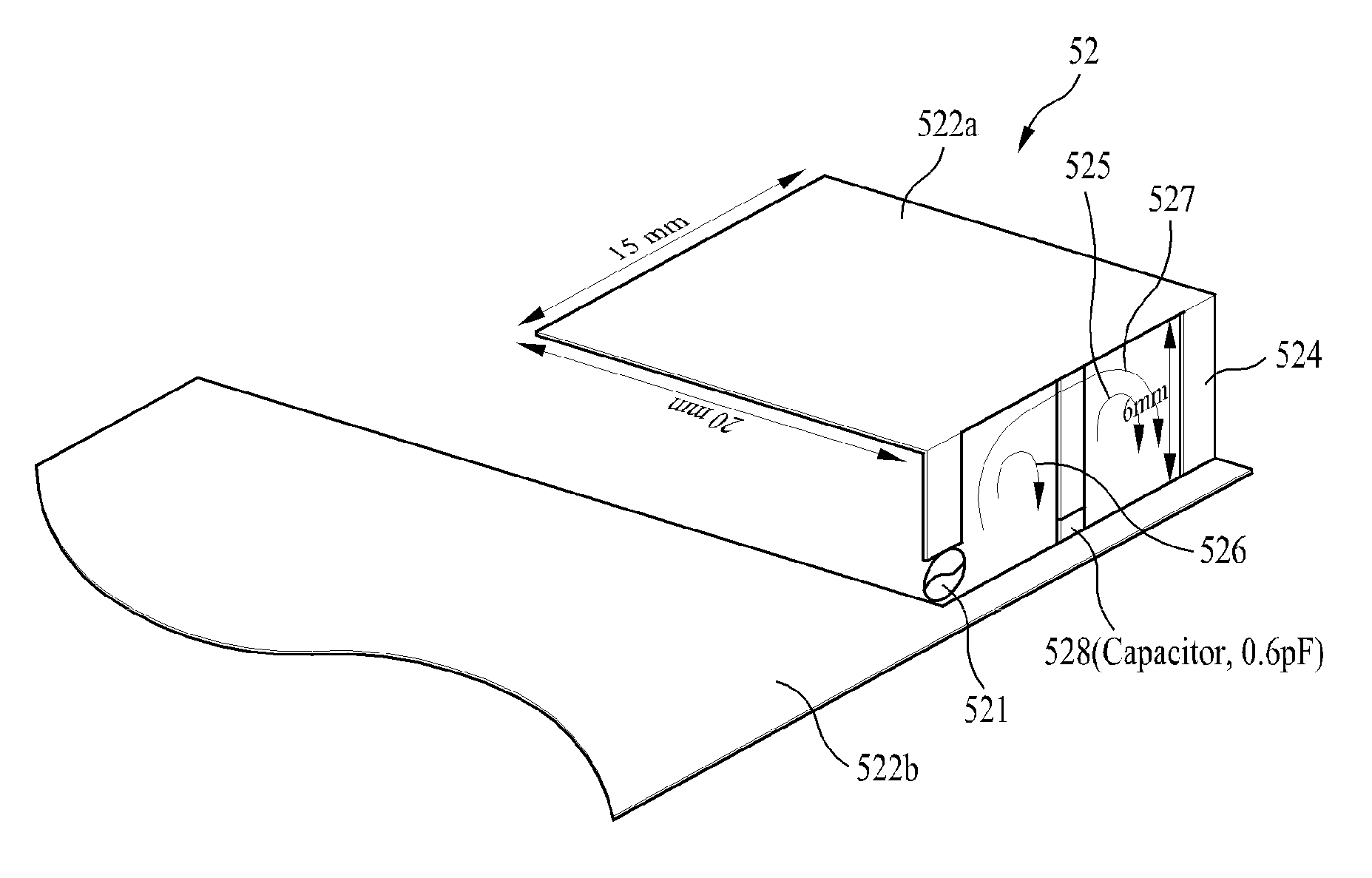 Antenna feeding structure and antenna