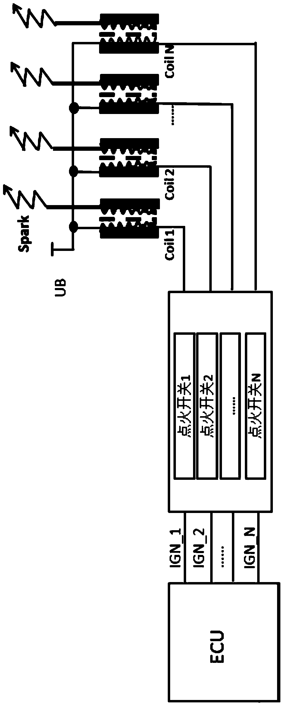 High voltage shunt circuit for ignition system