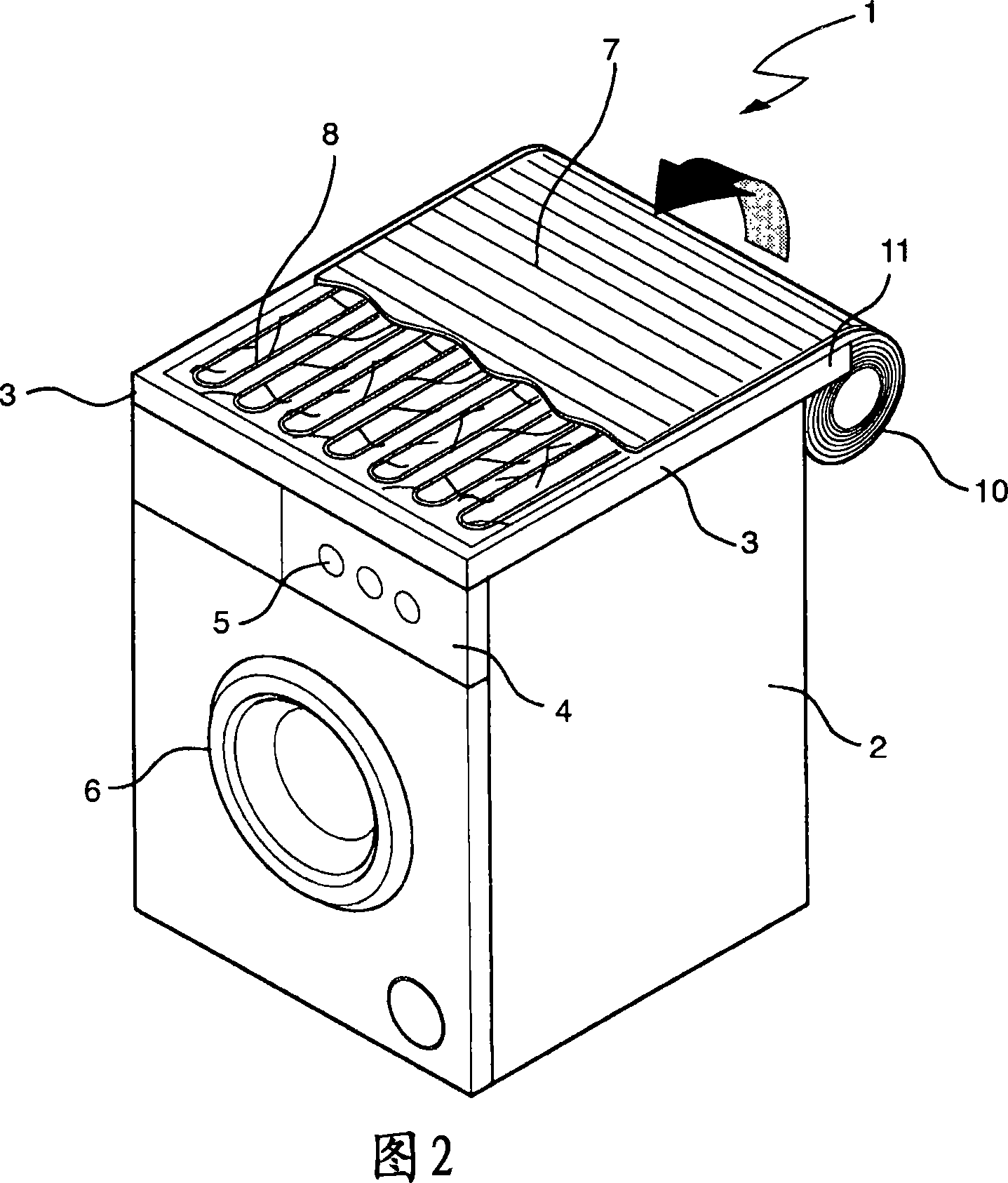 Household appliances for washing and/or drying clothes