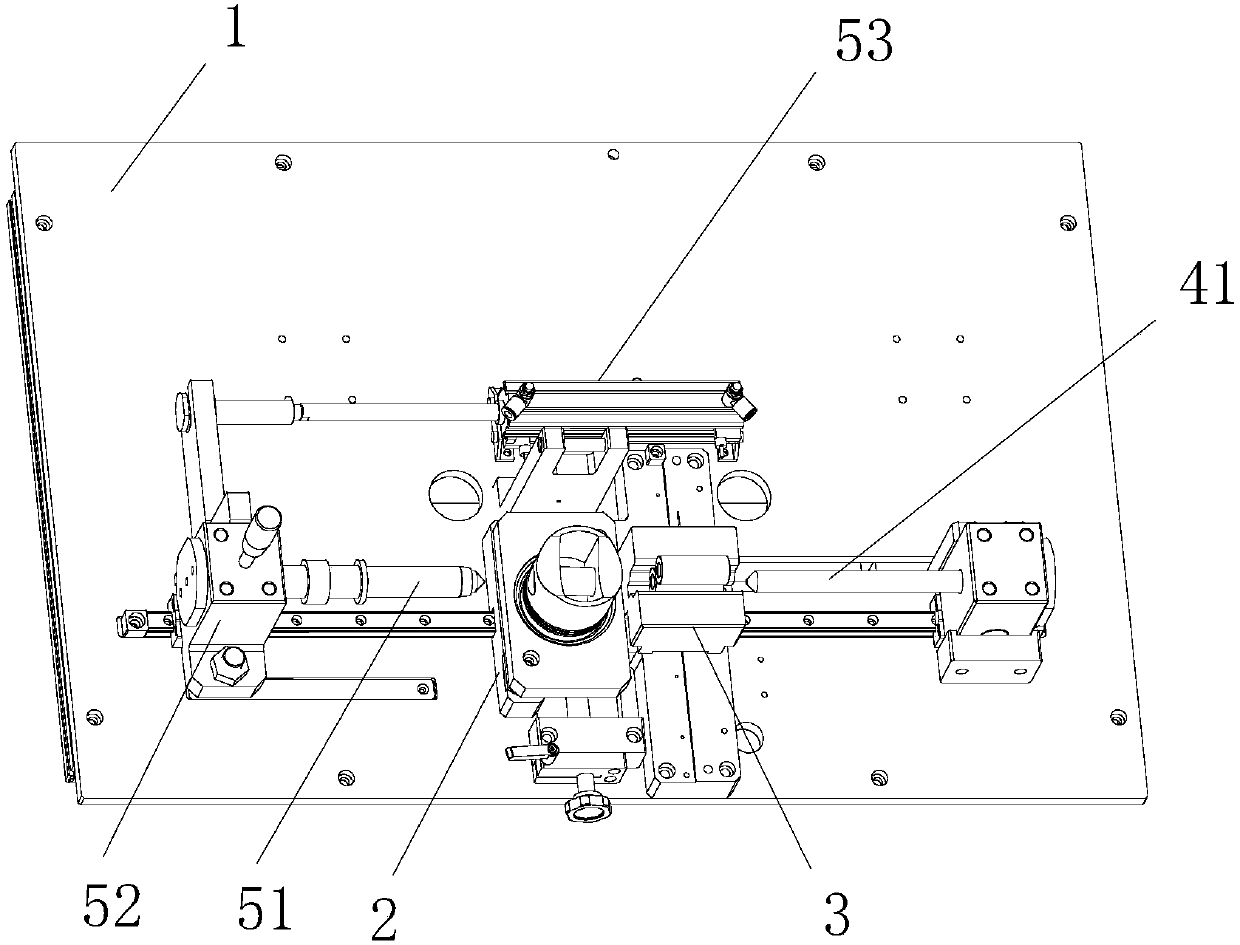 Pin mounting mechanism of piston pin assembly machine