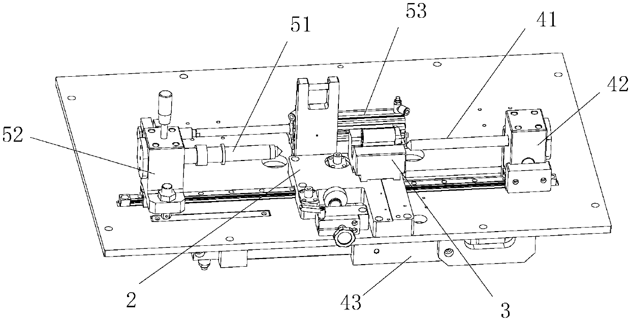 Pin mounting mechanism of piston pin assembly machine