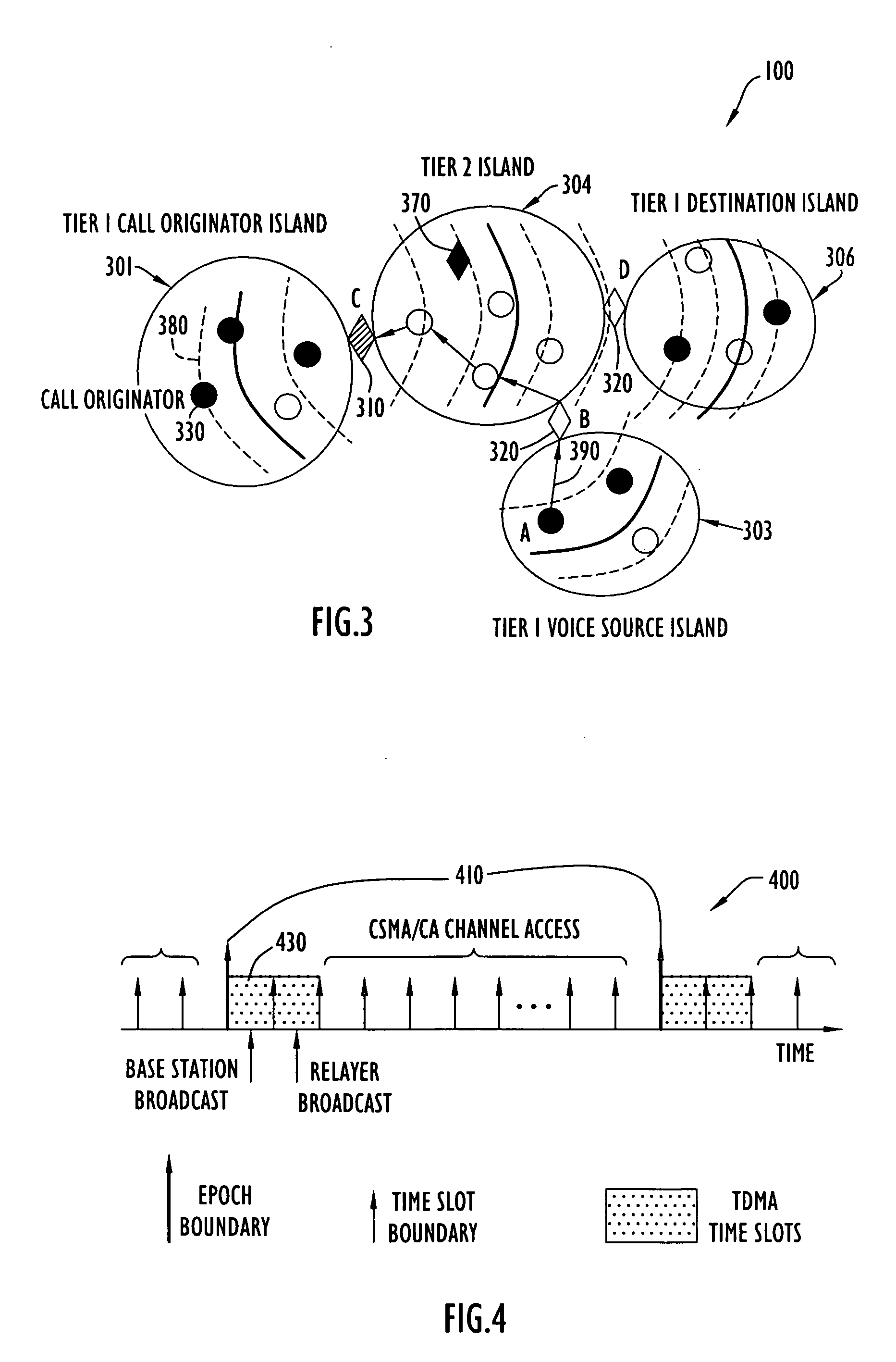 Method and apparatus for multipoint voice operation in a wireless, AD-HOC environment