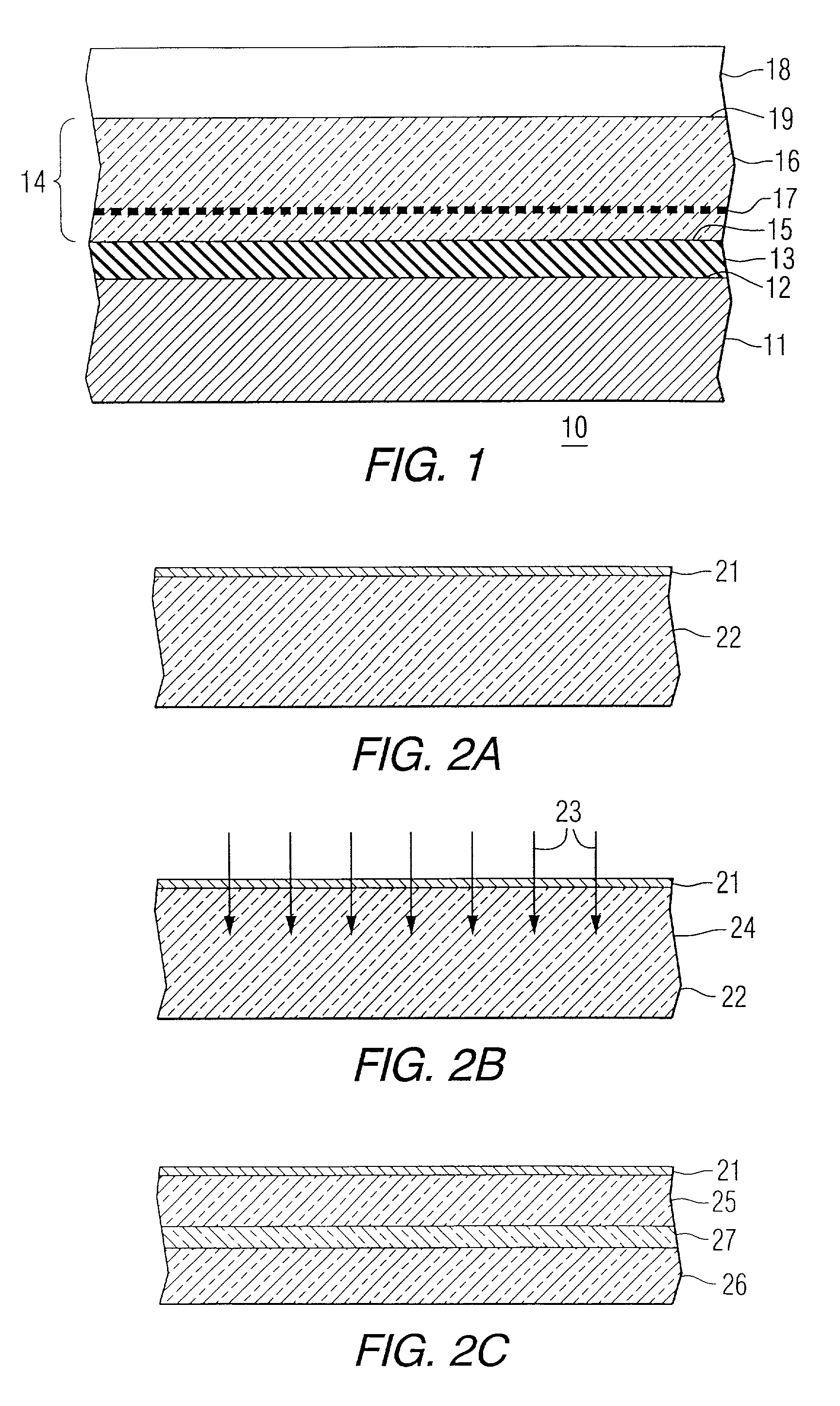 Method for forming a bonded substrate containing a planar intrinsic gettering zone and substrate formed by said method