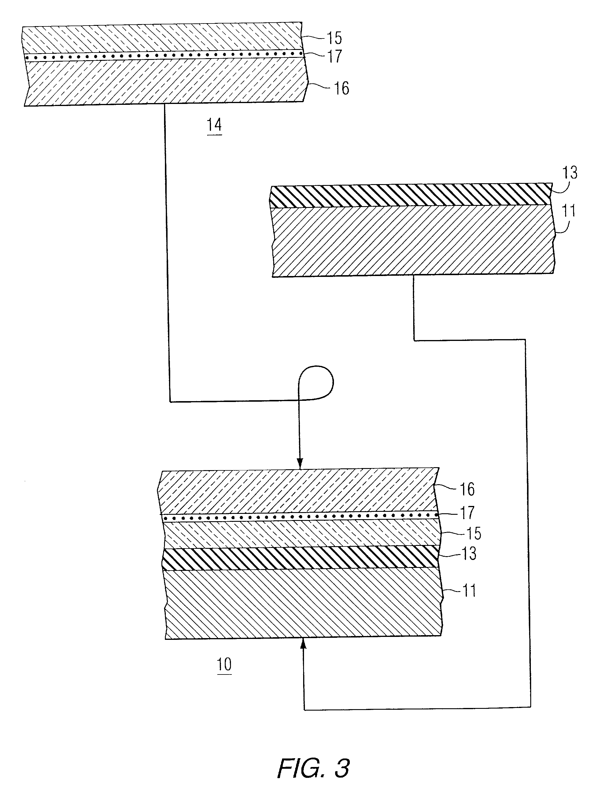 Method for forming a bonded substrate containing a planar intrinsic gettering zone and substrate formed by said method