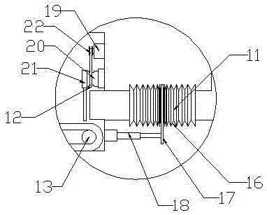 Sludge drying treatment device and application thereof