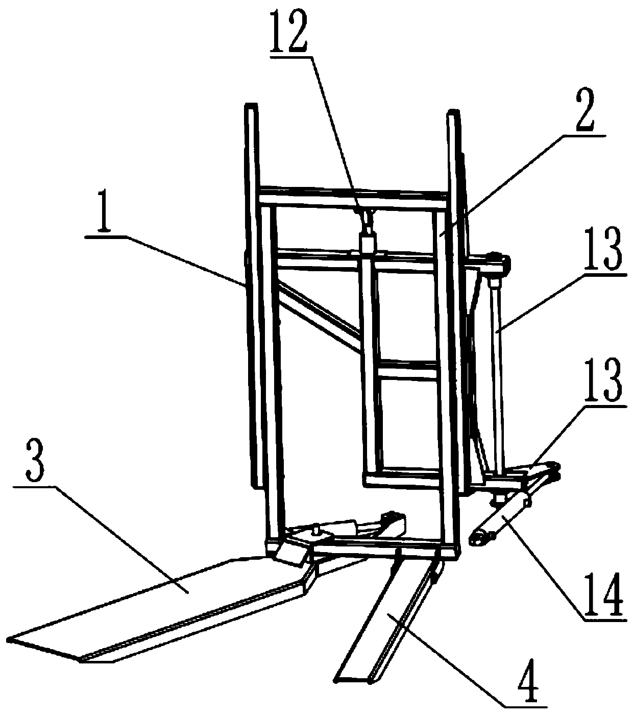 Unloading device of combine harvester