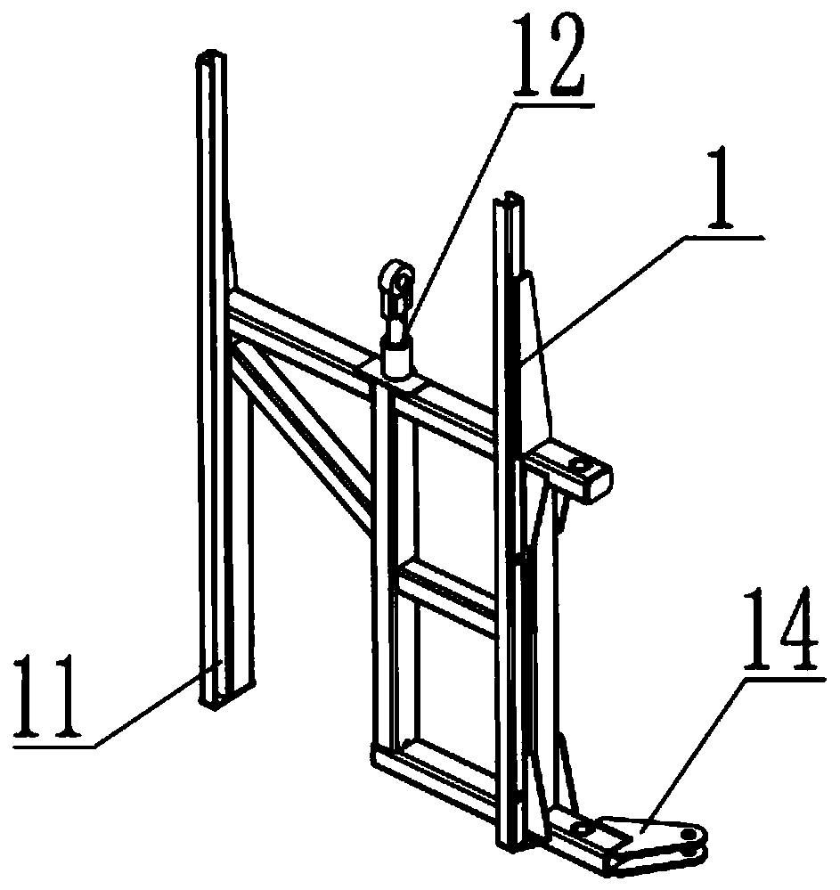 Unloading device of combine harvester